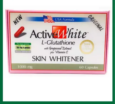 Active White L-Glutathione Skin Whitener (1,000 mg) 60 capsules